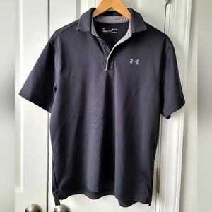 Men's Black Under Armour Polo
